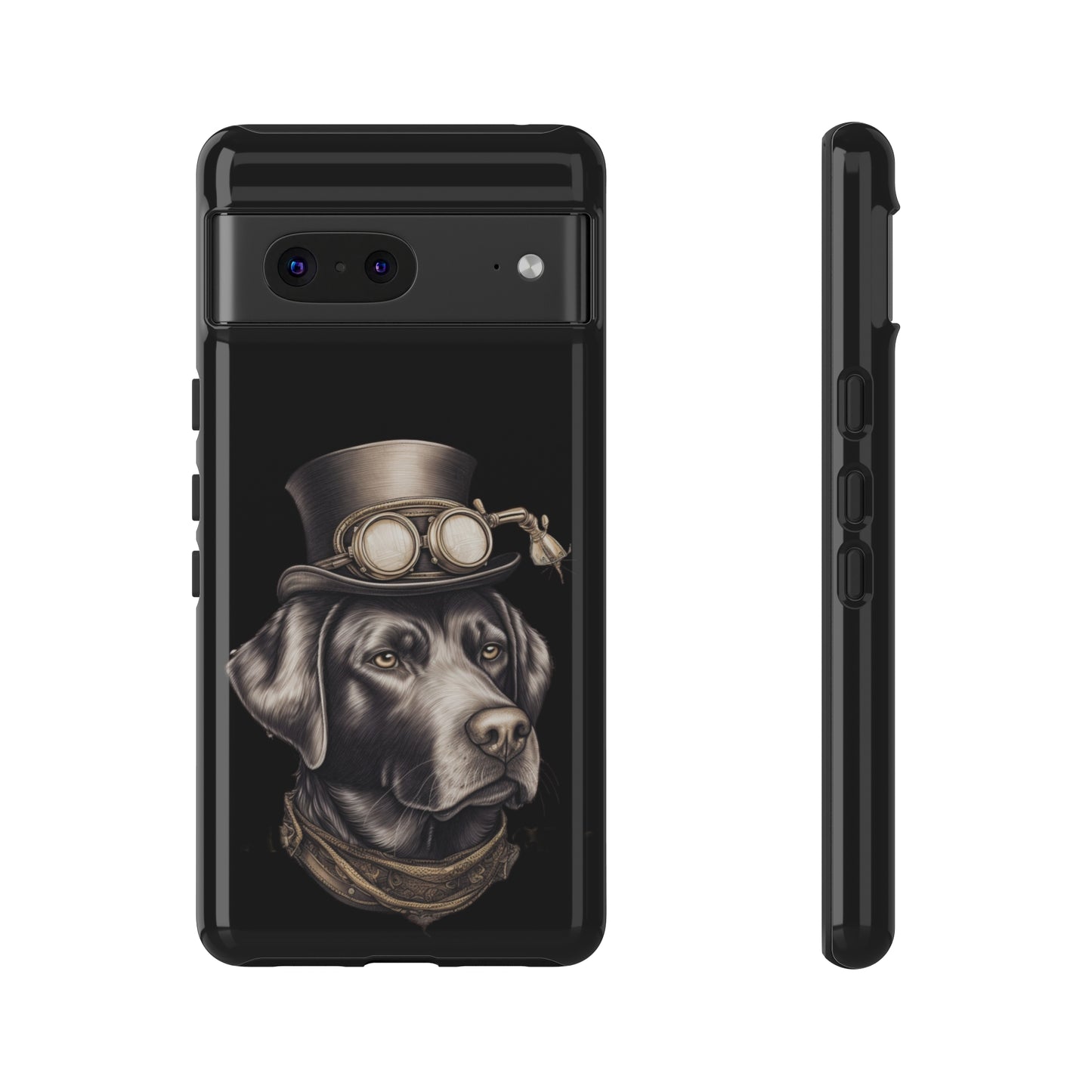 Chocolate Labrador Steampunk Tough Phone Cases