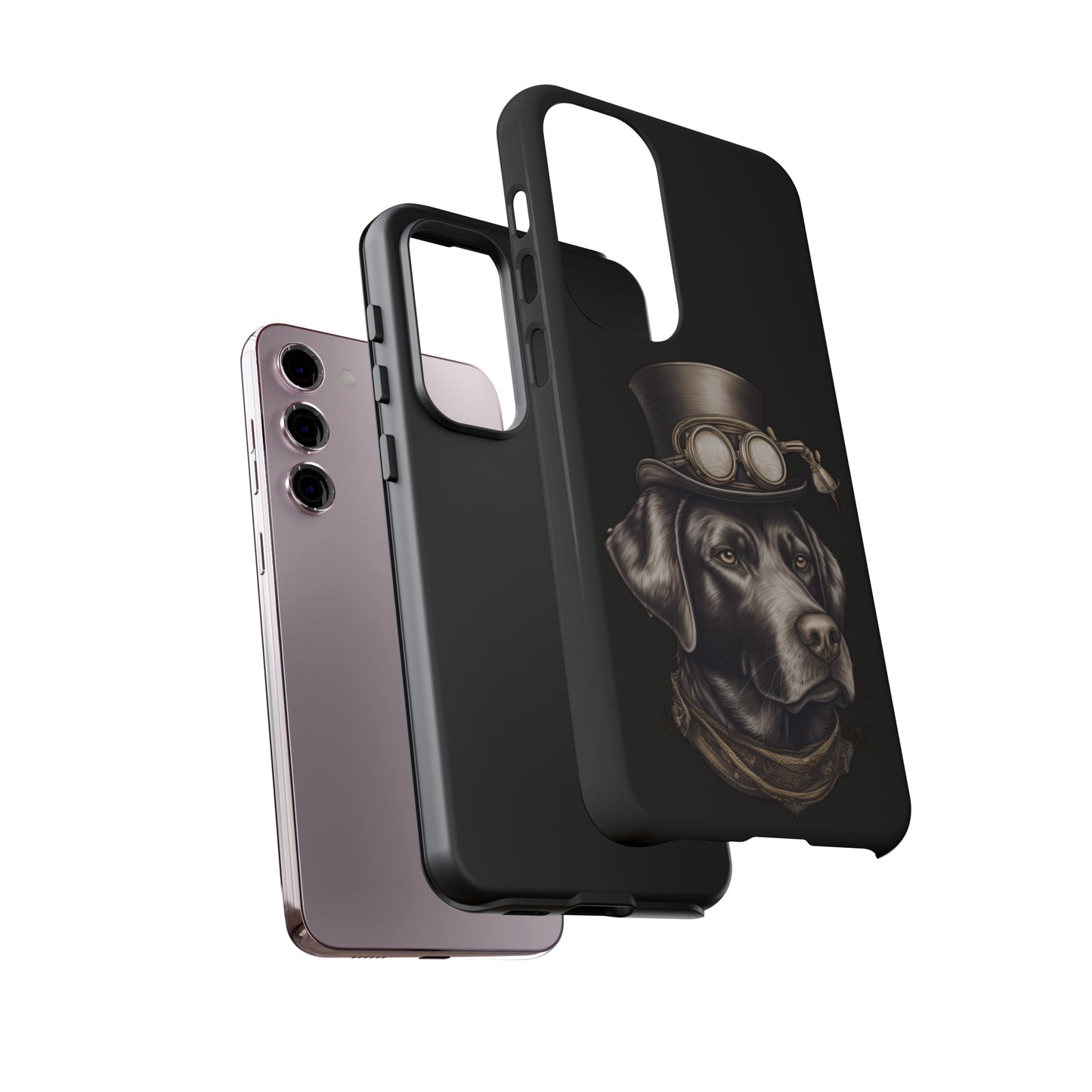 Chocolate Labrador Steampunk Tough Phone Cases