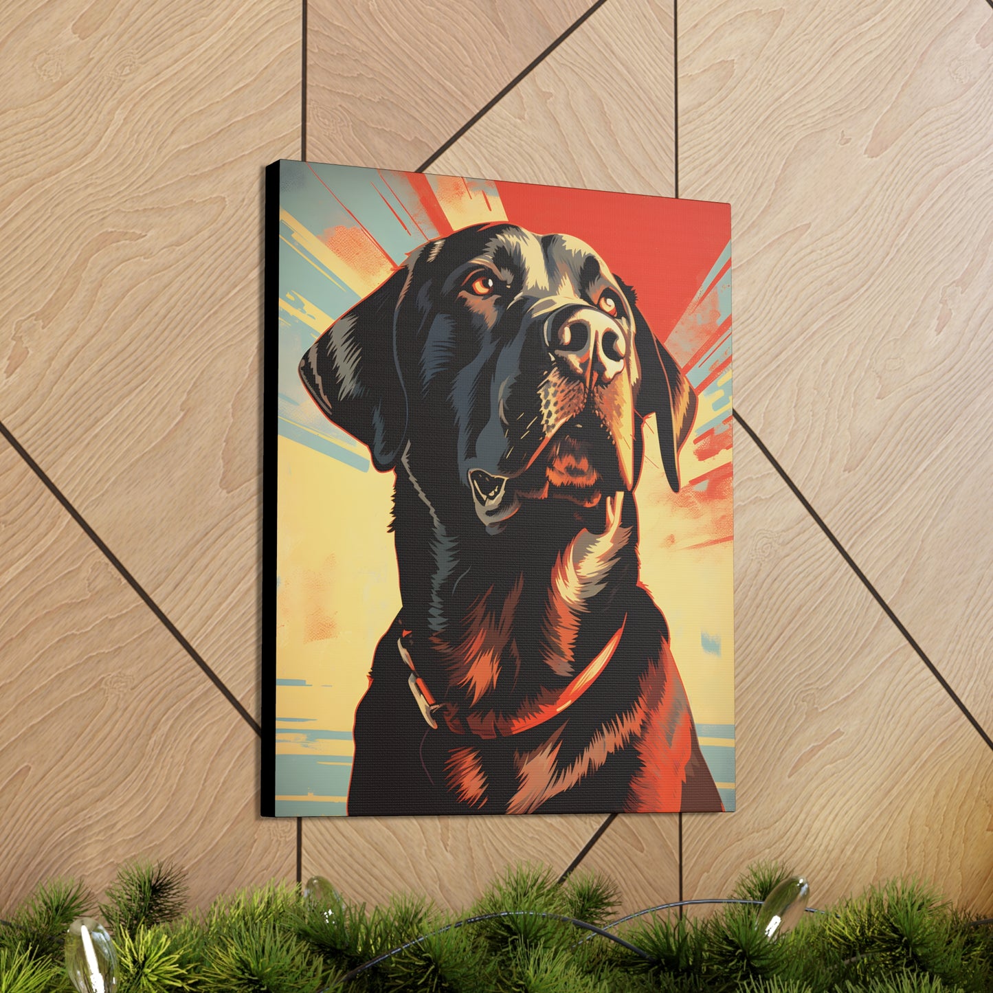 Labrador Retriever Pop-Art Canvas Gallery Wraps
