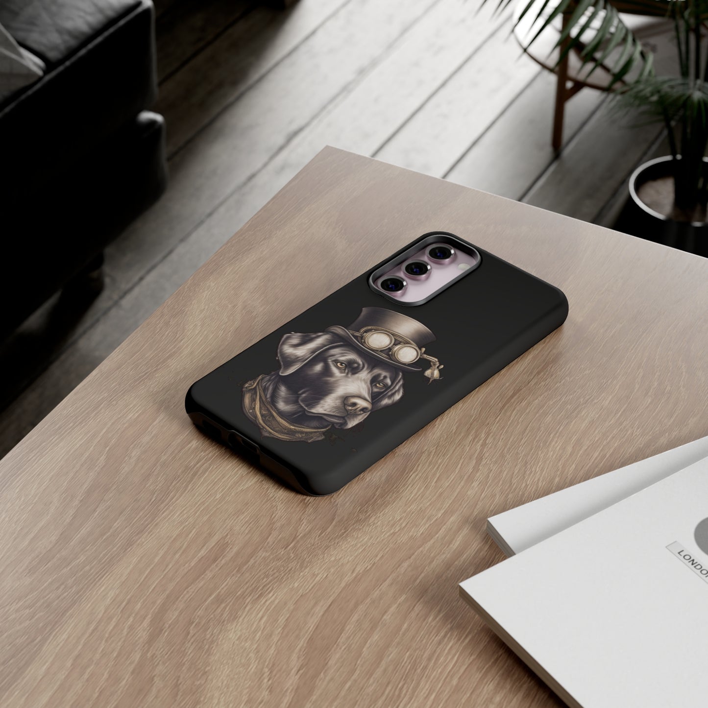 Chocolate Labrador Steampunk Tough Phone Cases