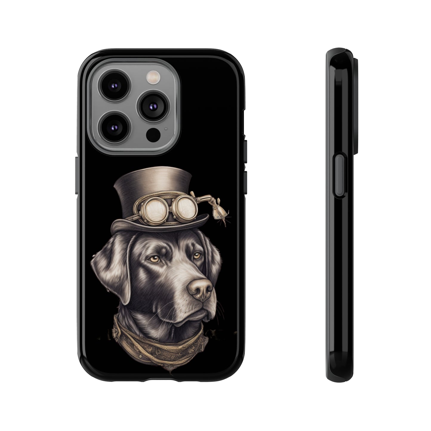 Chocolate Labrador Steampunk Tough Phone Cases