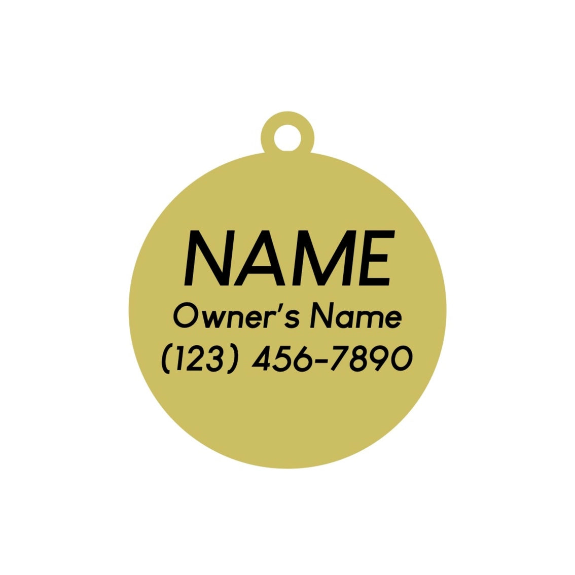 Adopt Don't Shop Pet ID Tag - Black