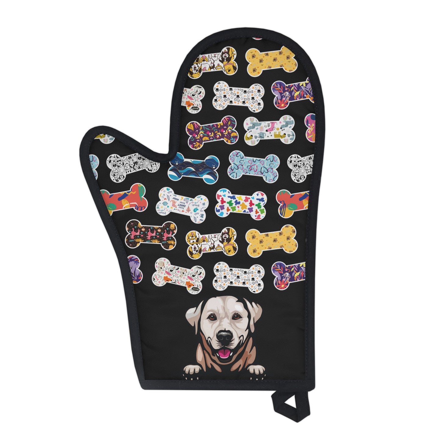 Colorful Bones and Lab Oven Glove