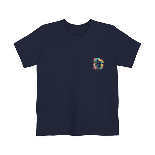 Streetwear Labrador Retriever Unisex Pocket Tee