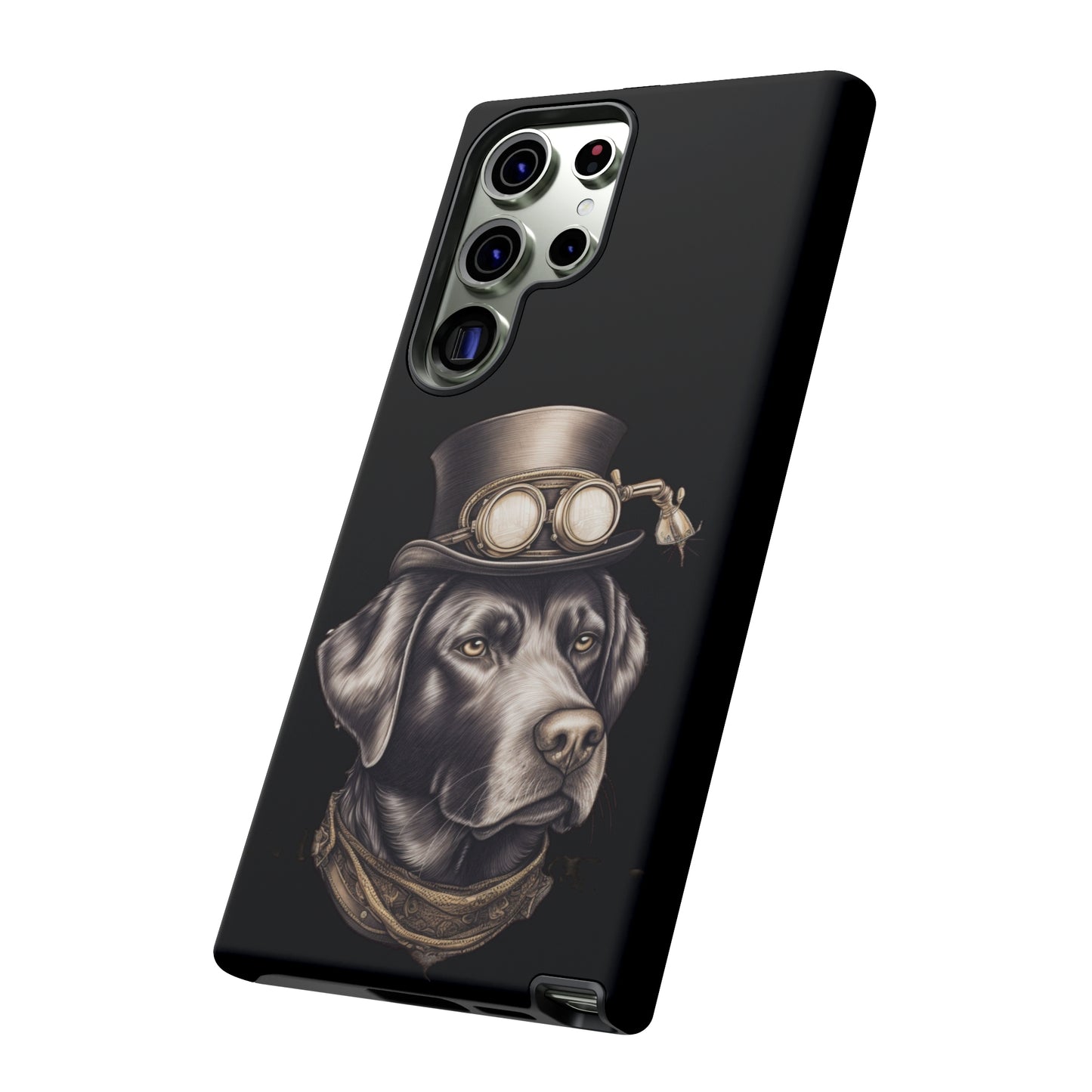 Chocolate Labrador Steampunk Tough Phone Cases