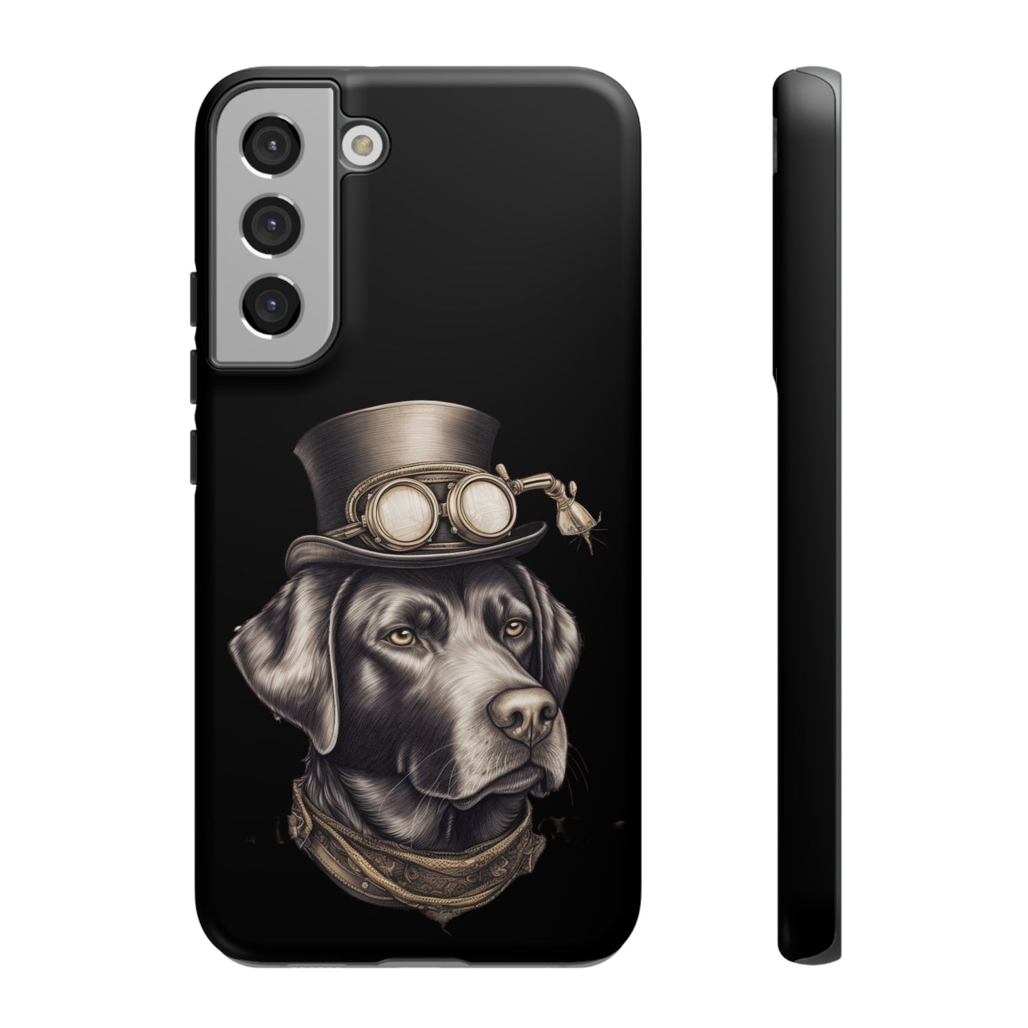 Chocolate Labrador Steampunk Tough Phone Cases