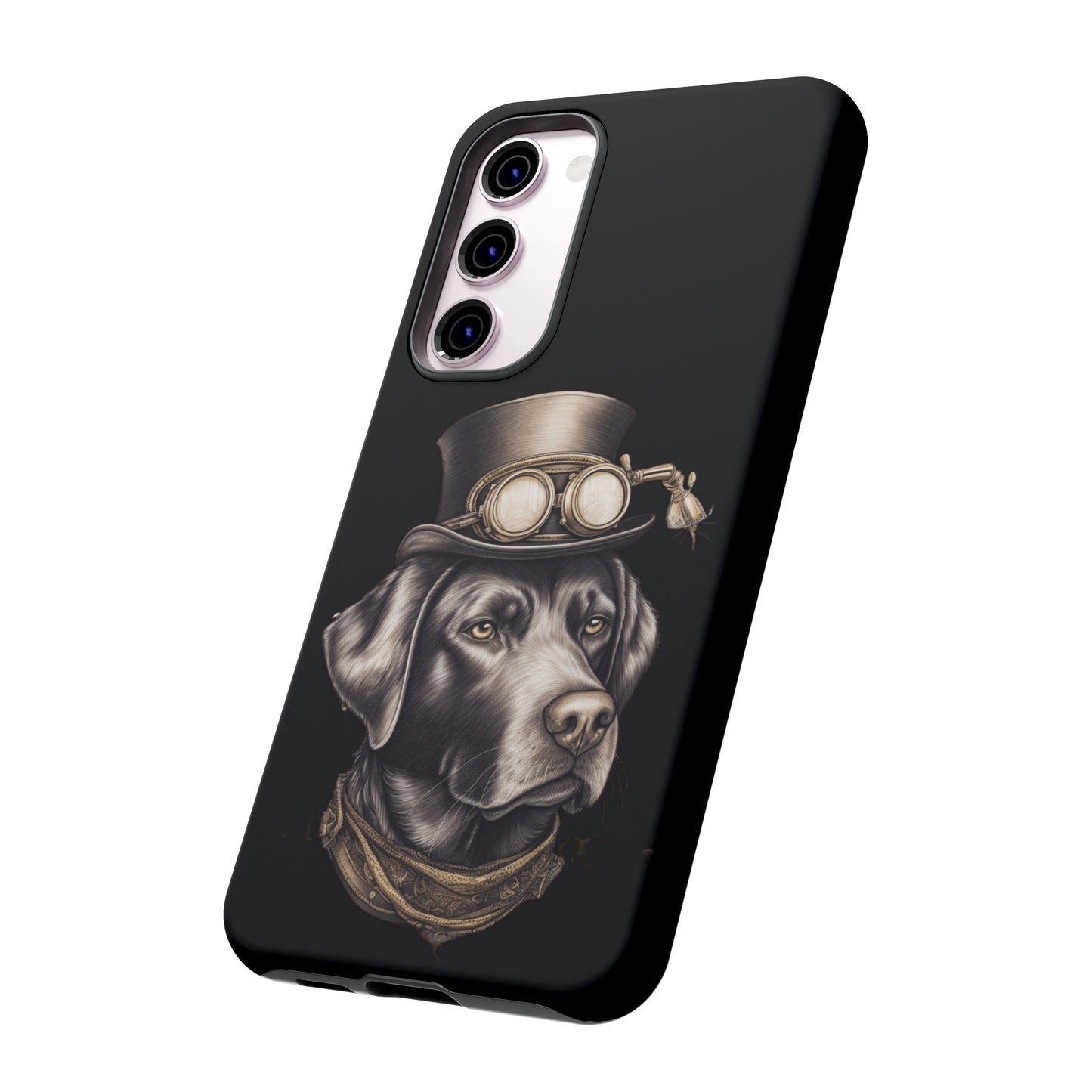 Chocolate Labrador Steampunk Tough Phone Cases