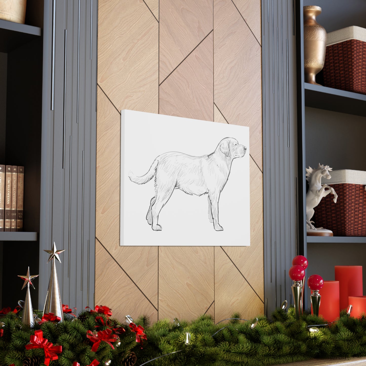 Simply Sketched Perfection - Exclusive Labrador Retriever Canvas Gallery Wraps