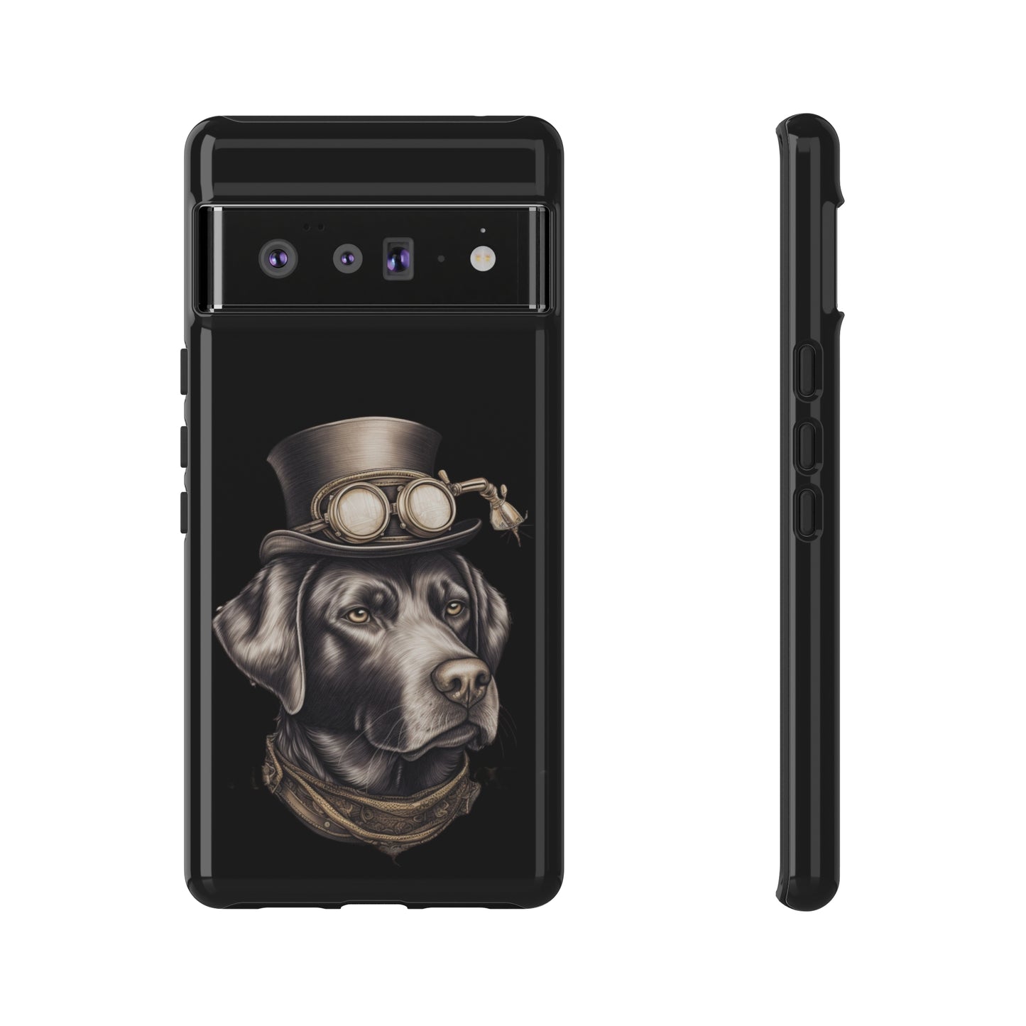Chocolate Labrador Steampunk Tough Phone Cases