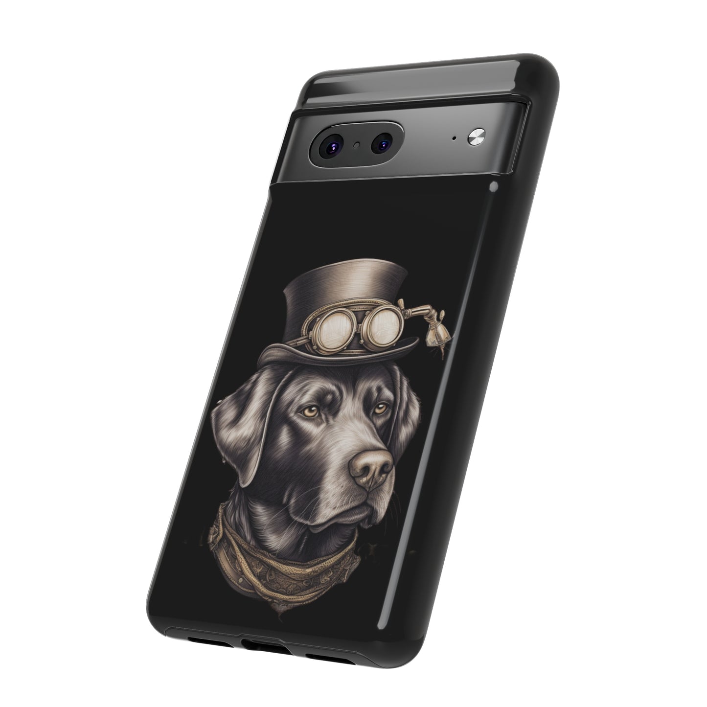 Chocolate Labrador Steampunk Tough Phone Cases