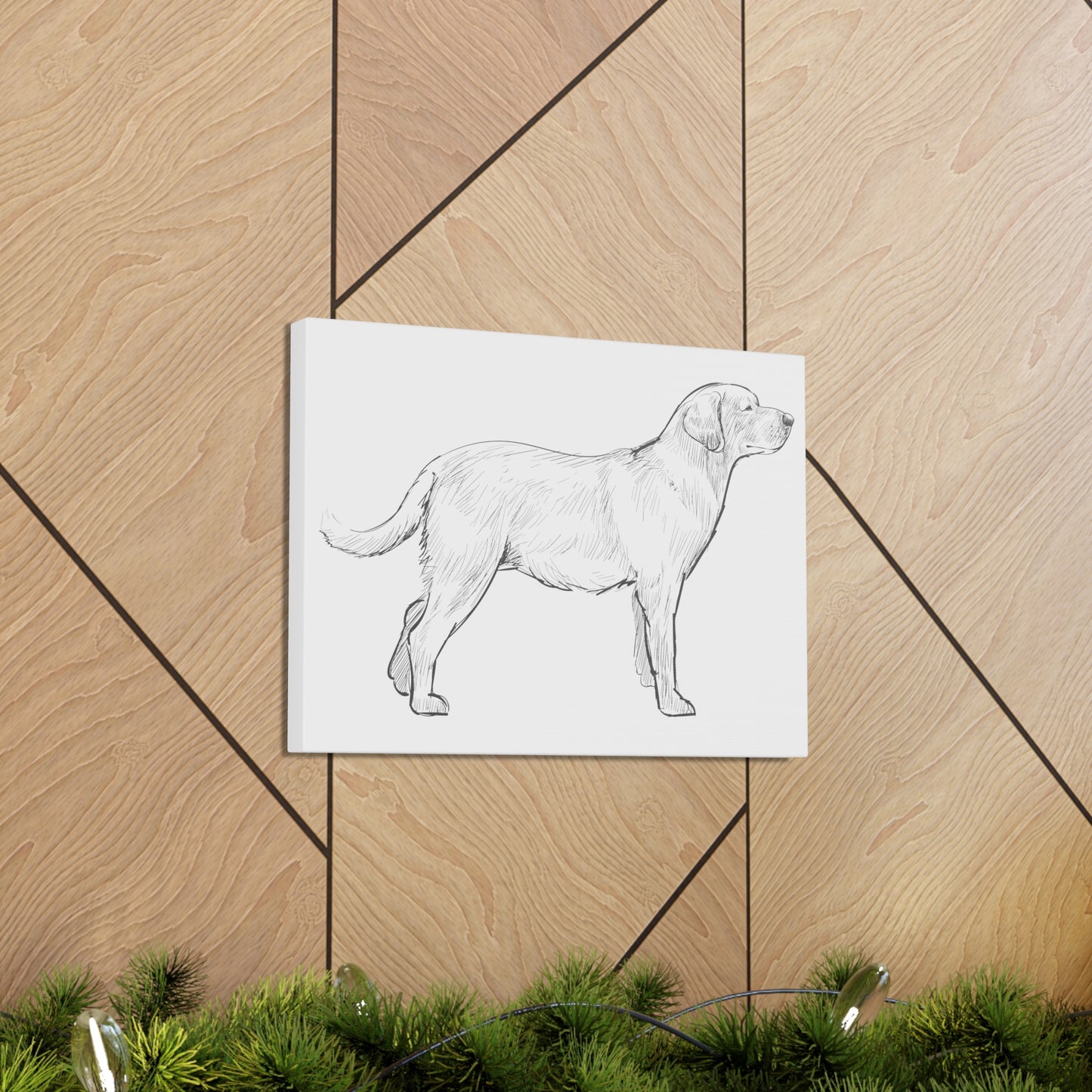 Simply Sketched Perfection - Exclusive Labrador Retriever Canvas Gallery Wraps
