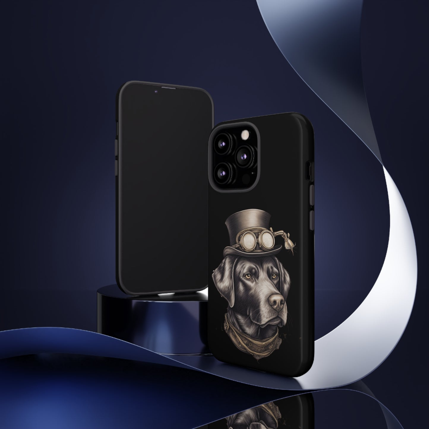 Chocolate Labrador Steampunk Tough Phone Cases