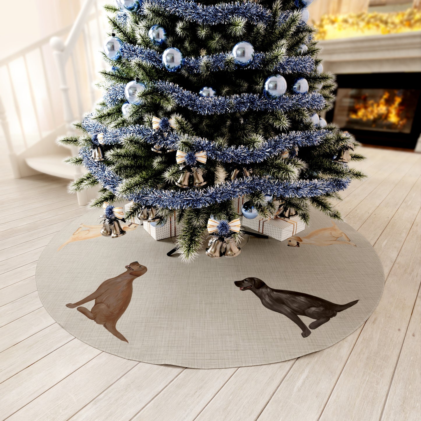 Labrador Retrievers 57" Round Tree Skirt