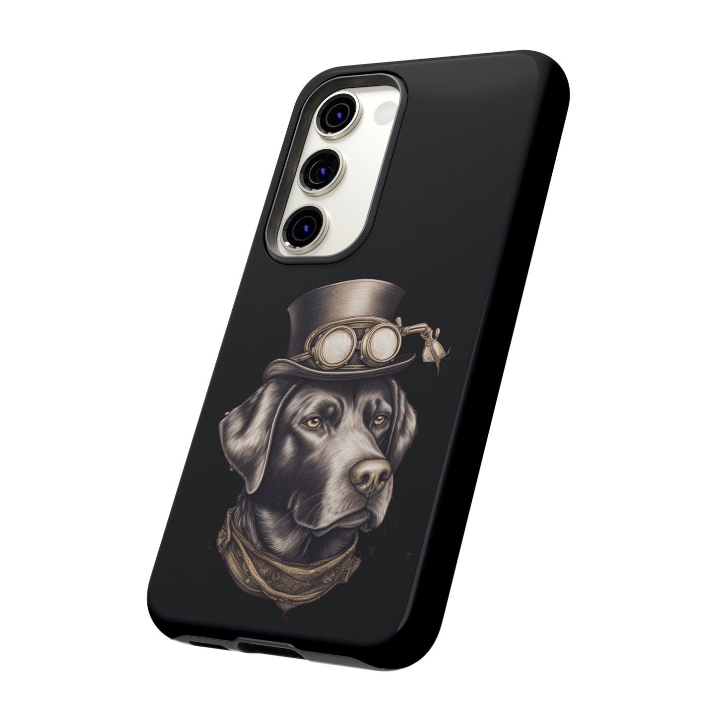 Chocolate Labrador Steampunk Tough Phone Cases
