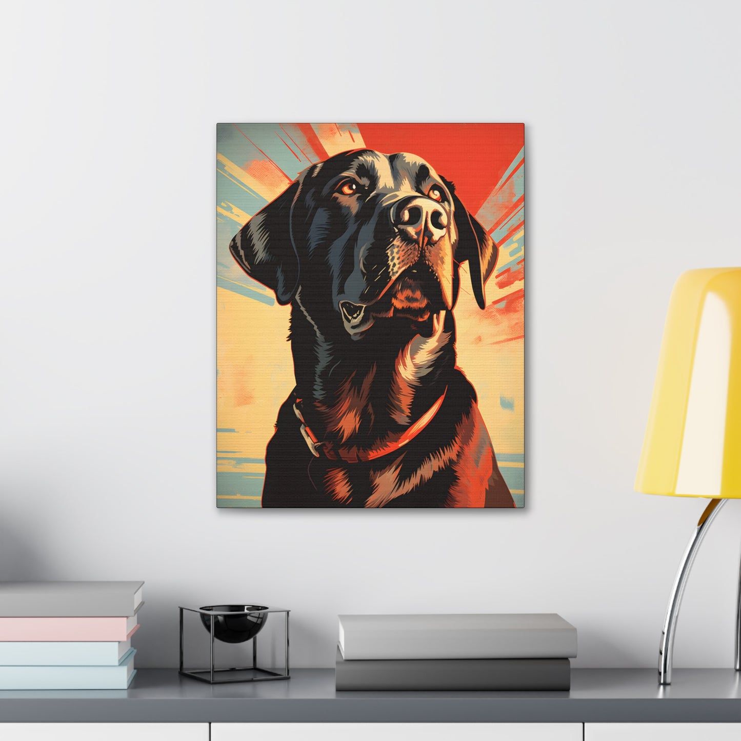 Labrador Retriever Pop-Art Canvas Gallery Wraps