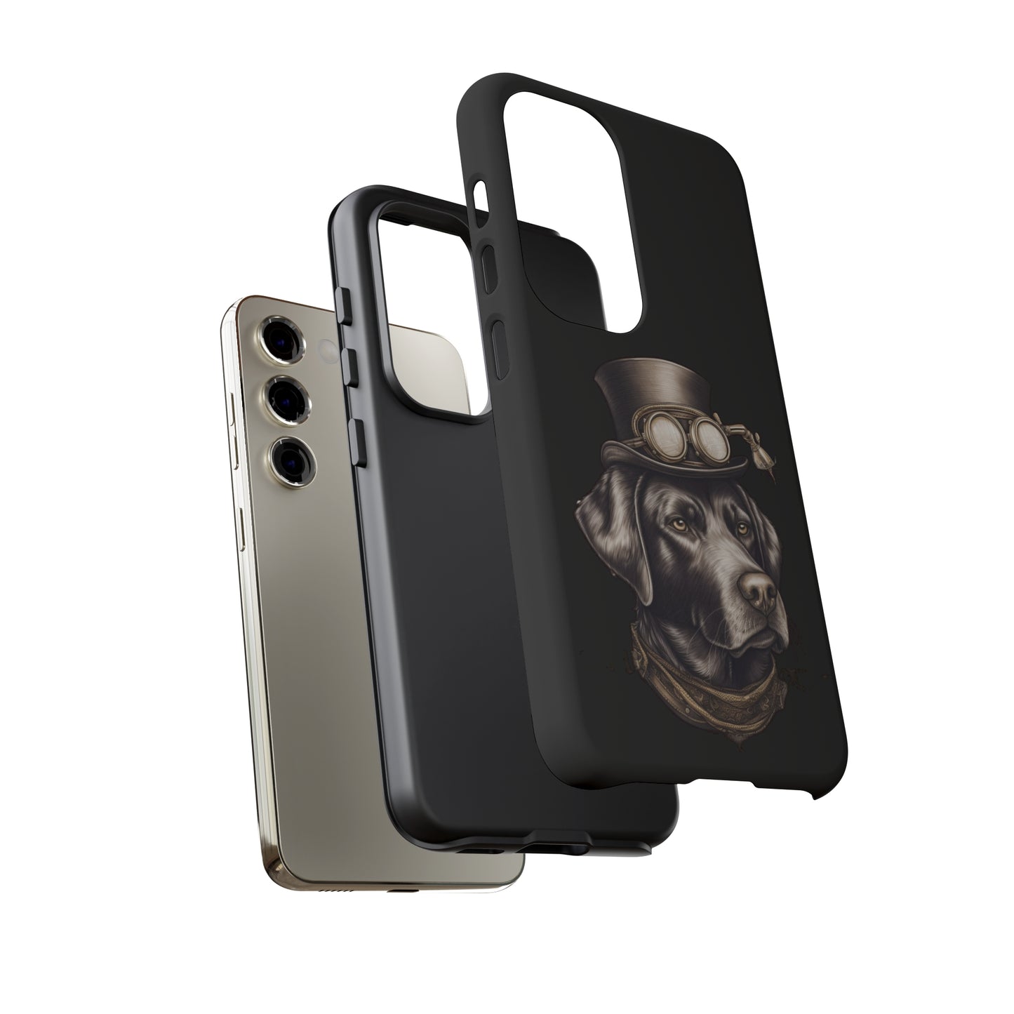 Chocolate Labrador Steampunk Tough Phone Cases