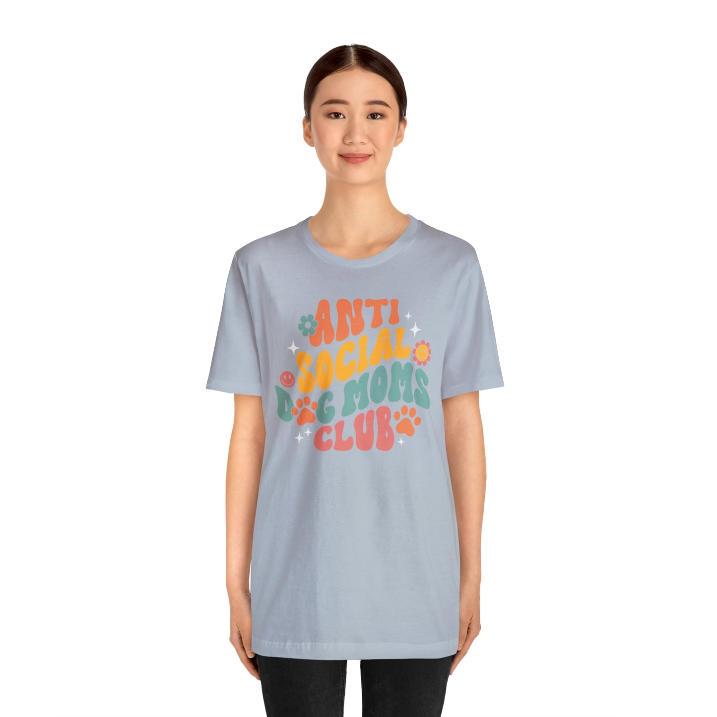 Anti-Social Dog Moms Club Short Sleeve Tee
