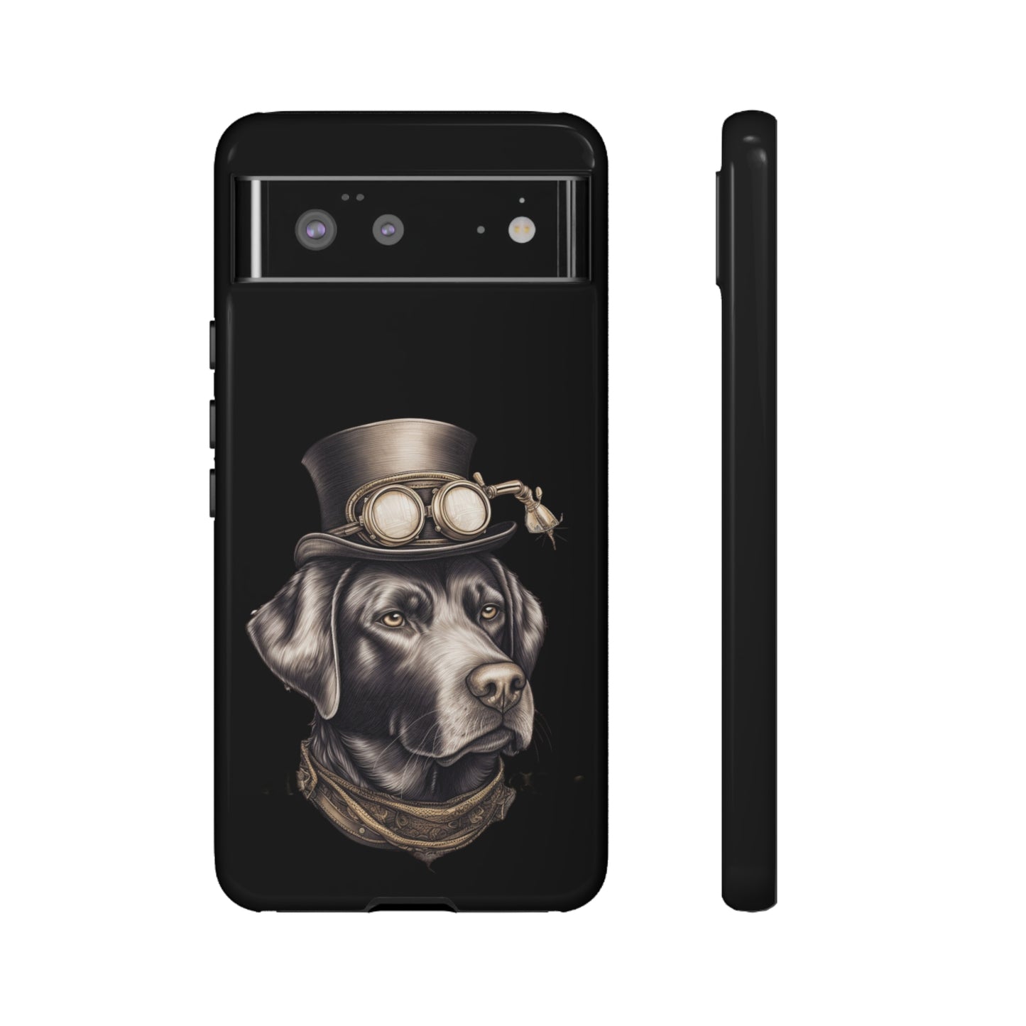 Chocolate Labrador Steampunk Tough Phone Cases