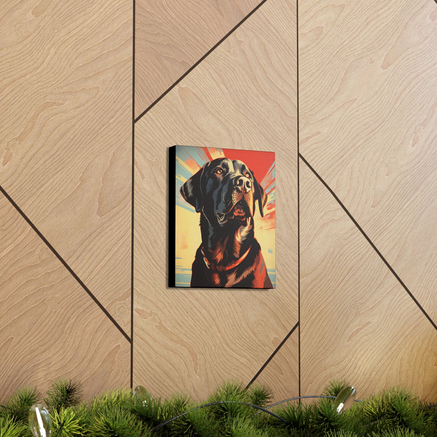 Labrador Retriever Pop-Art Canvas Gallery Wraps