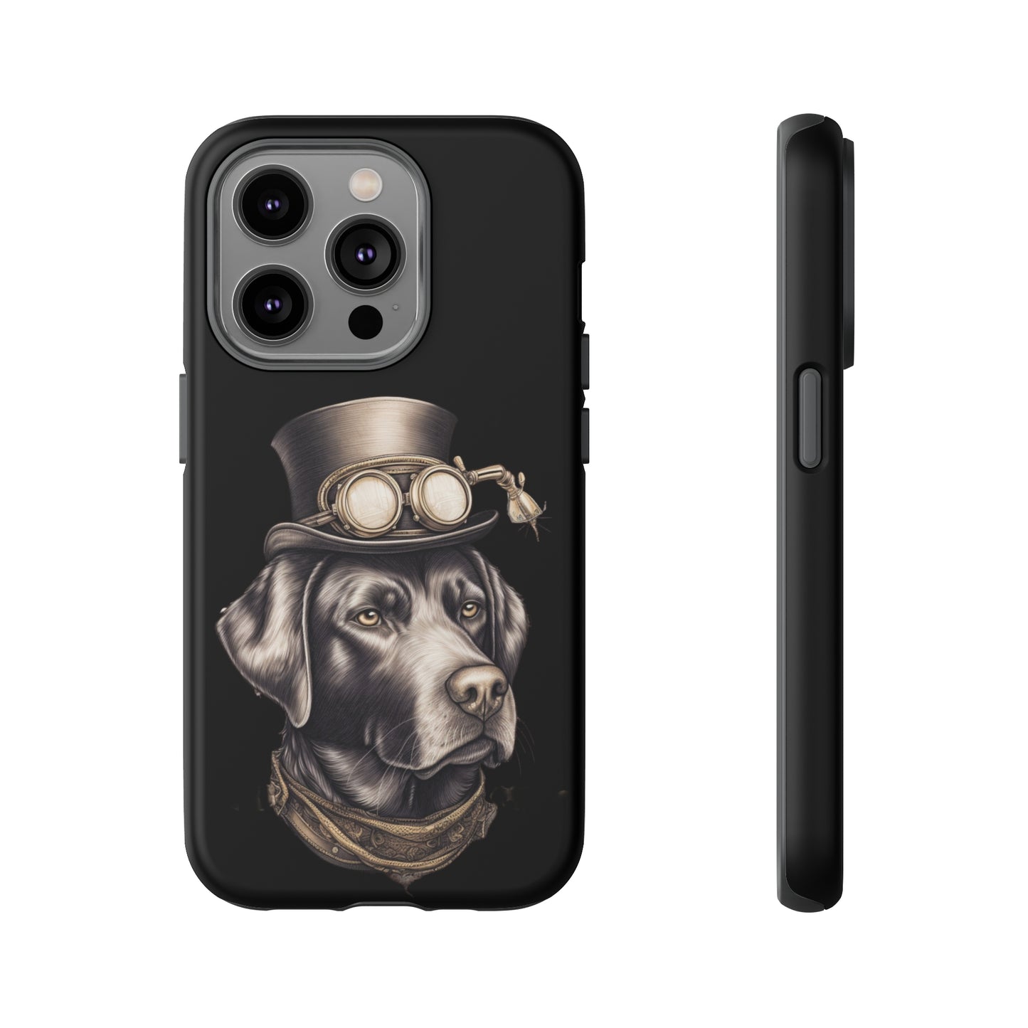 Chocolate Labrador Steampunk Tough Phone Cases