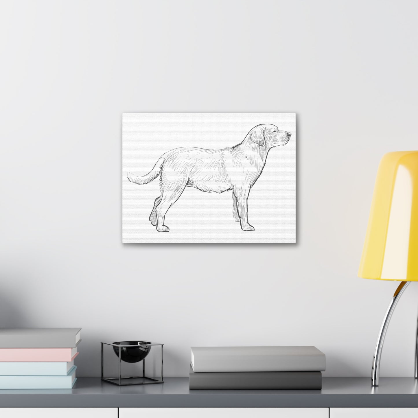 Simply Sketched Perfection - Exclusive Labrador Retriever Canvas Gallery Wraps