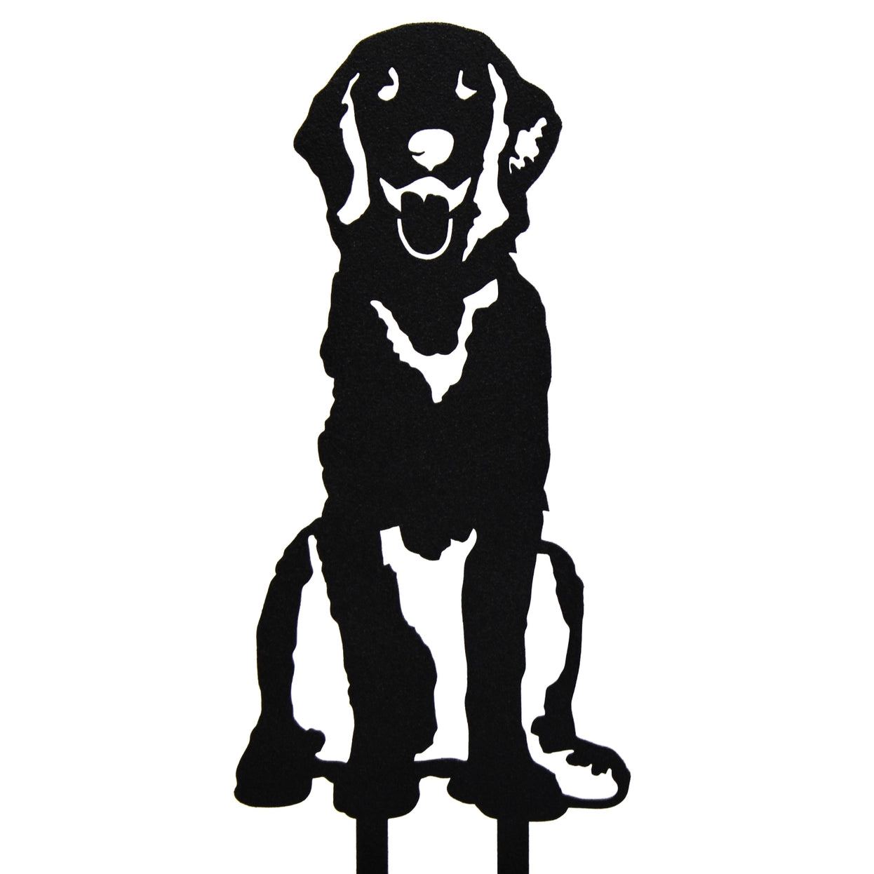 Golden Retriever Corten Steel Outdoor Silhouette