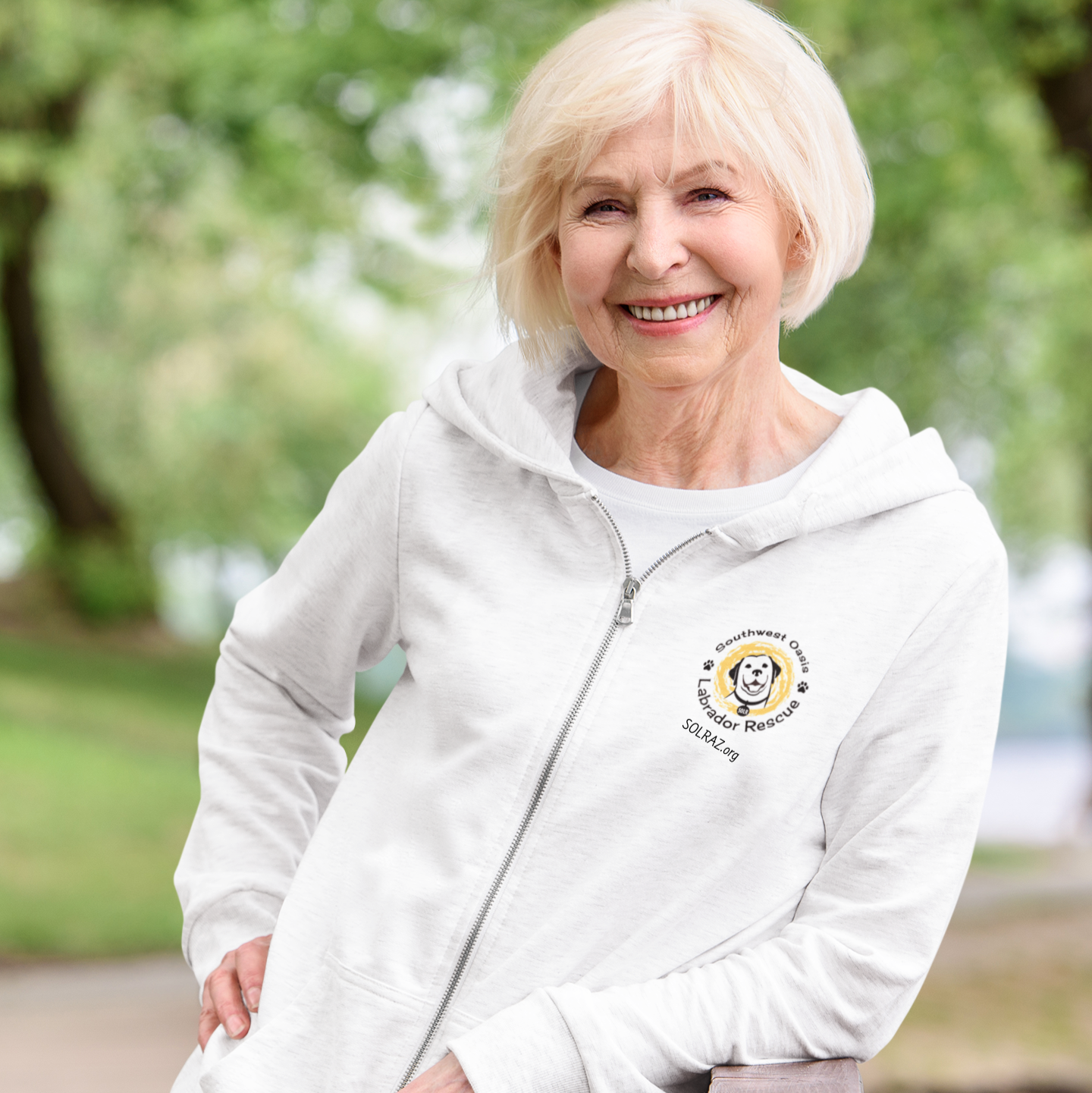 SOLR Saving the World Unisex Heavy Blend Full-Zip Hoodie - Personalized