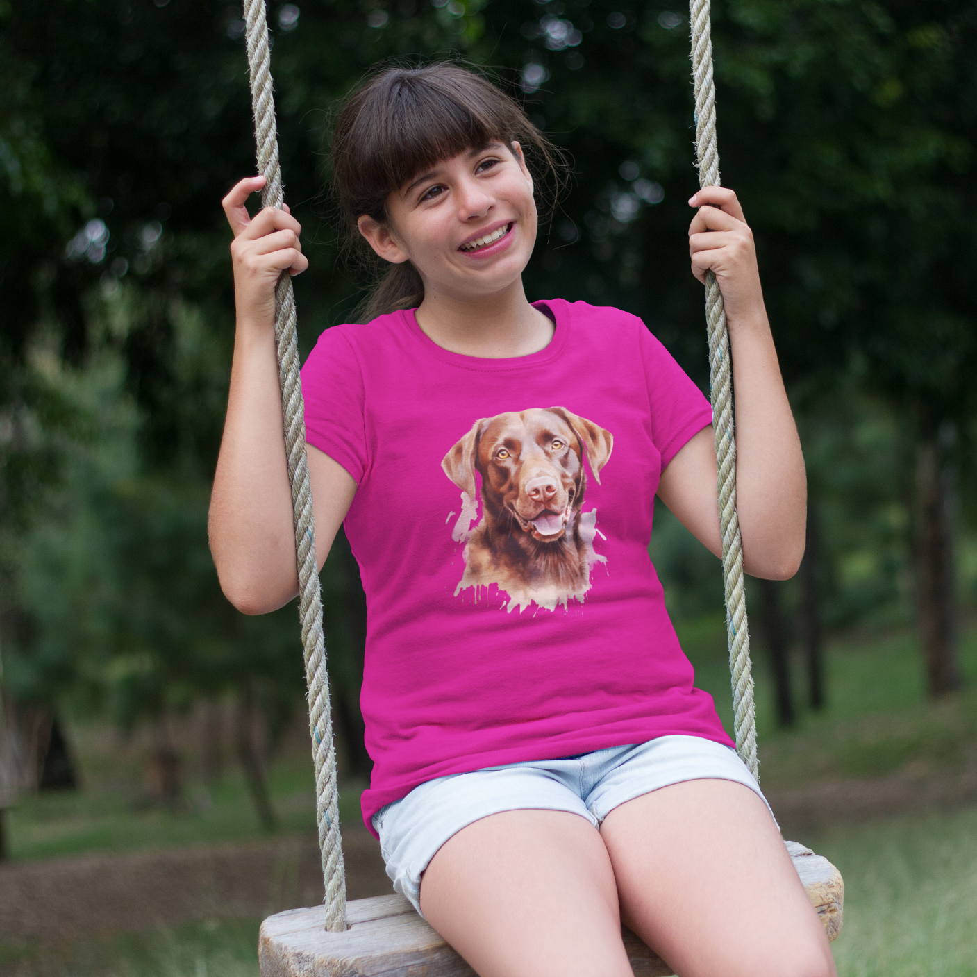 Chocolate Labrador Retrievers Youth Short Sleeve Tee