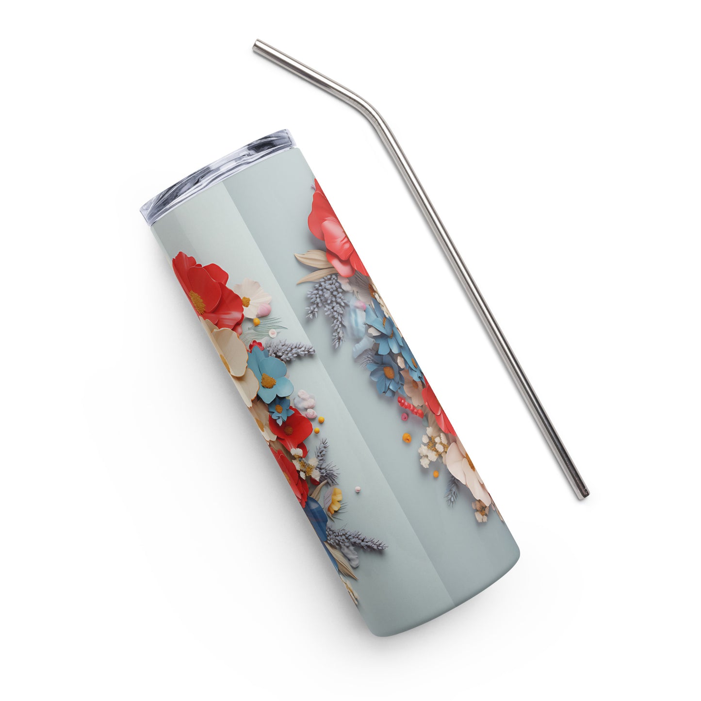 Labrador Retriever 3D Patriotic Stainless Steel Tumbler