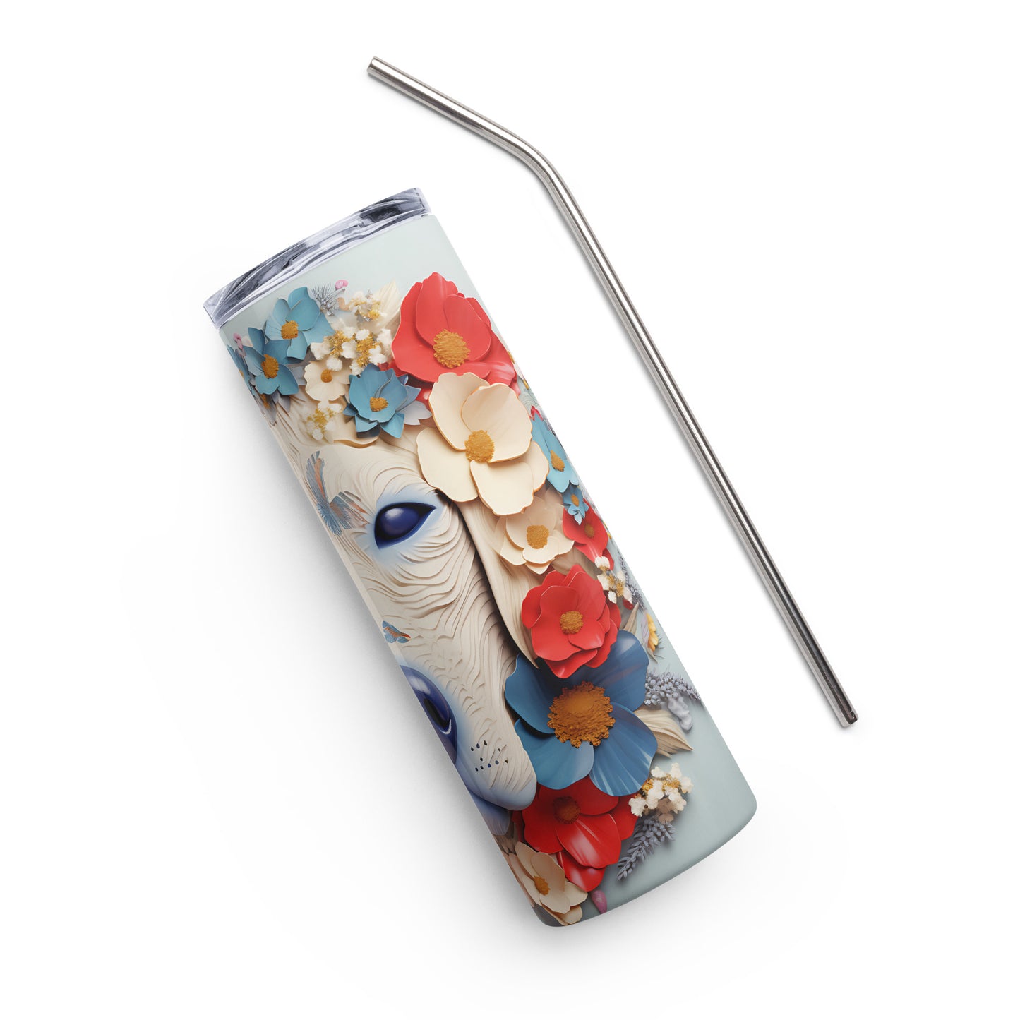 Labrador Retriever 3D Patriotic Stainless Steel Tumbler