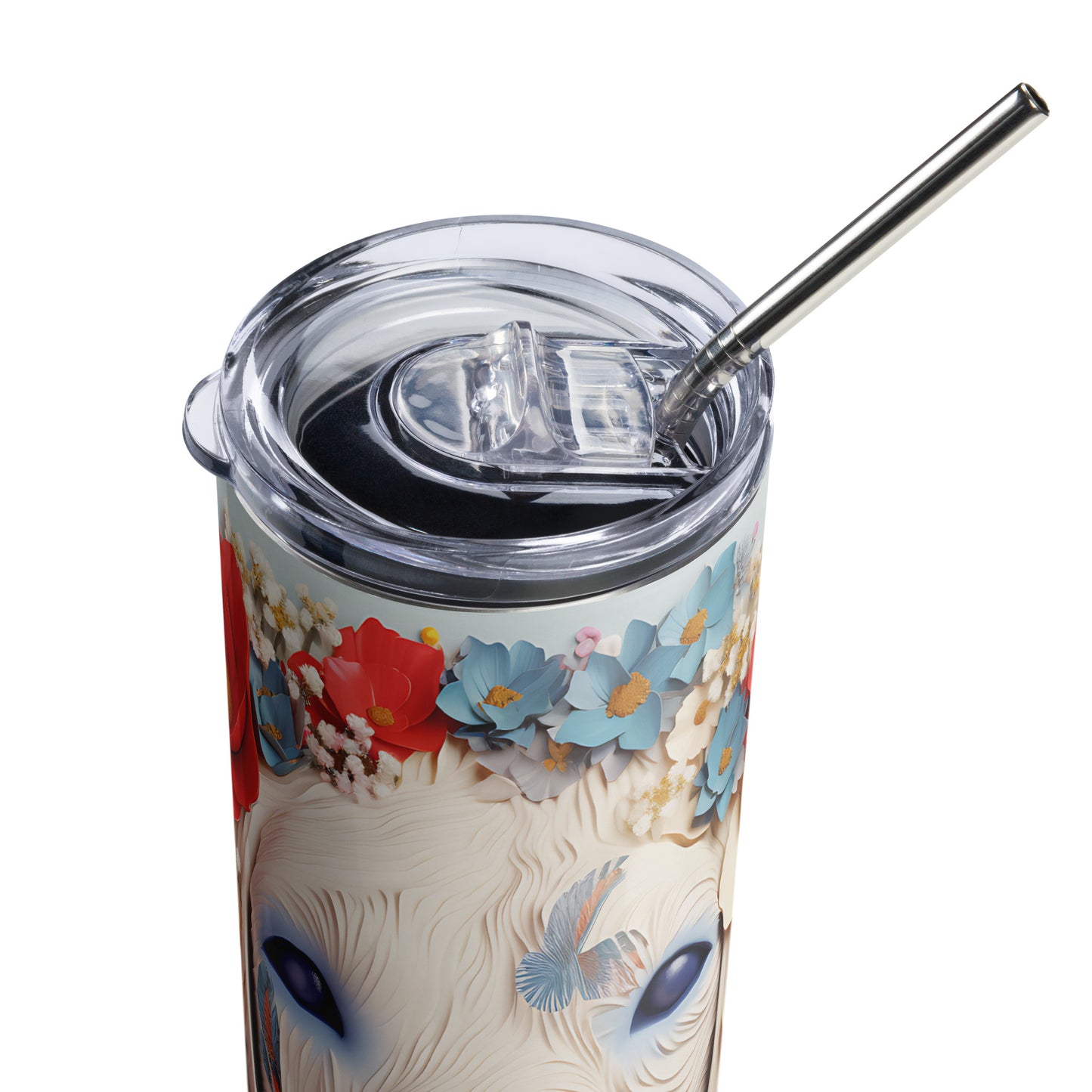 Labrador Retriever 3D Patriotic Stainless Steel Tumbler