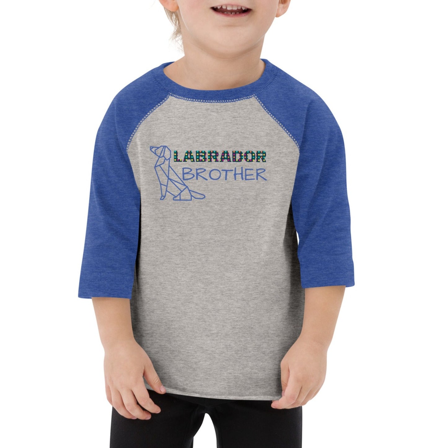Labrador Brother Toddler Raglan Shirt