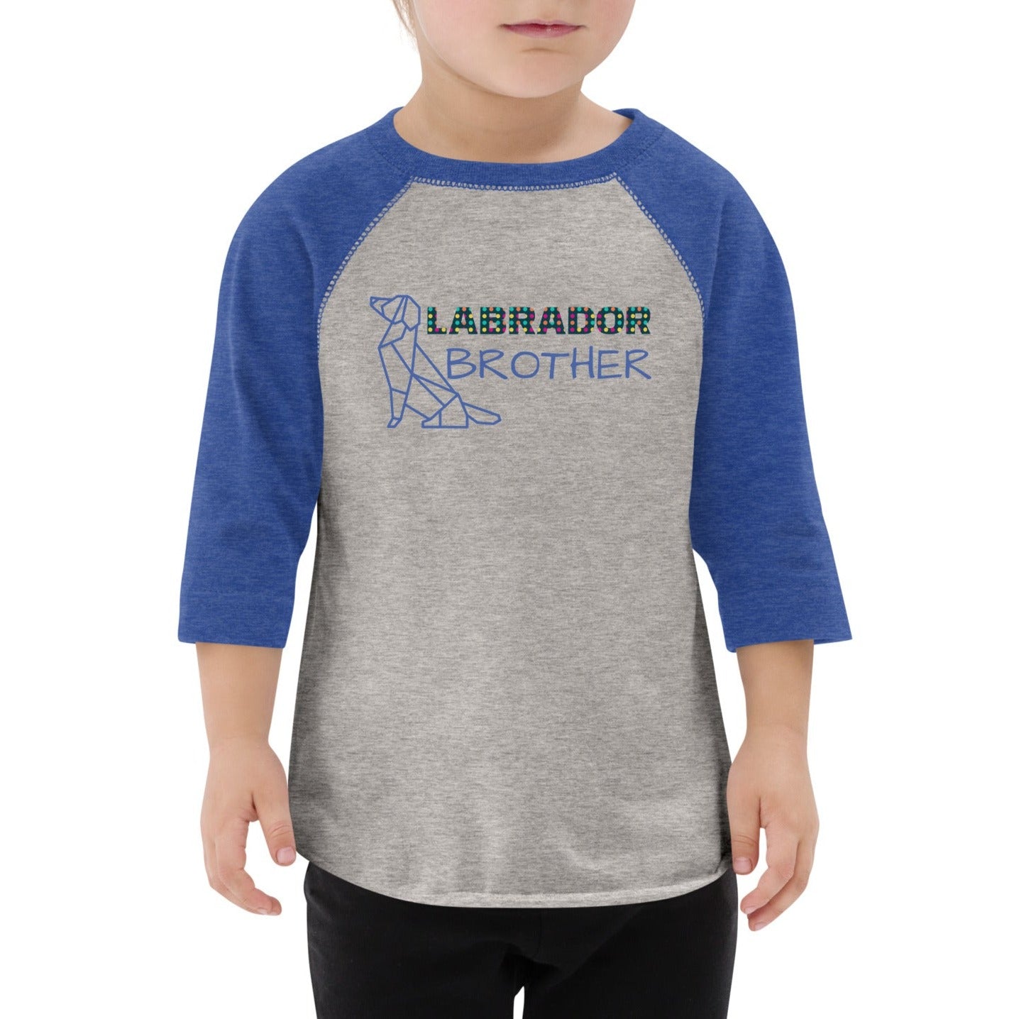 Labrador Brother Toddler Raglan Shirt