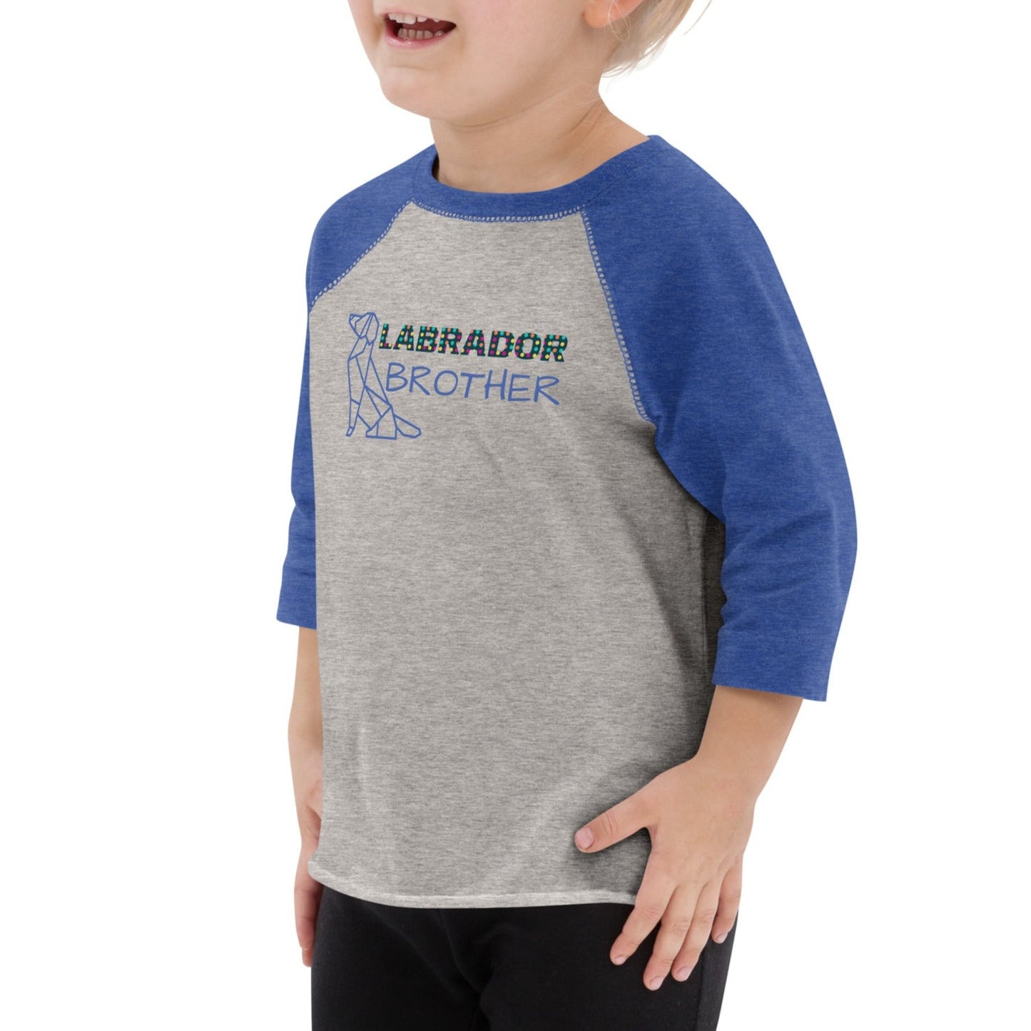 Labrador Brother Toddler Raglan Shirt