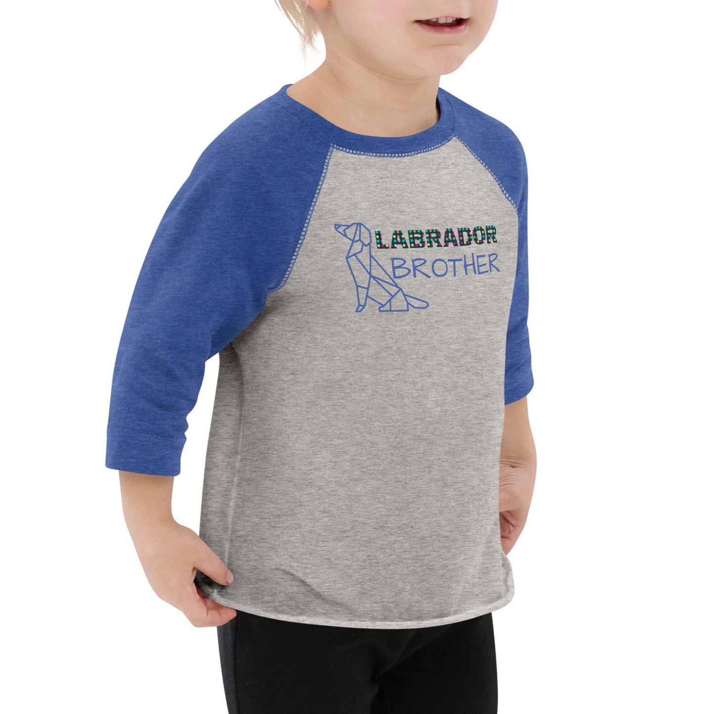 Labrador Brother Toddler Raglan Shirt