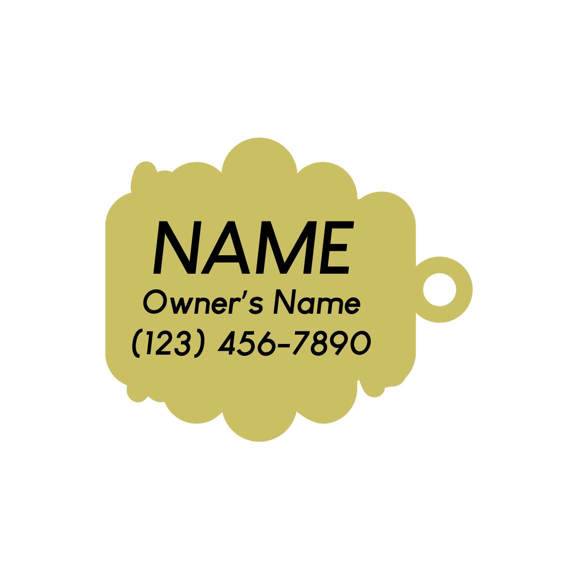 Sweeter than Honey Pet ID Tag - 3 Red Rovers