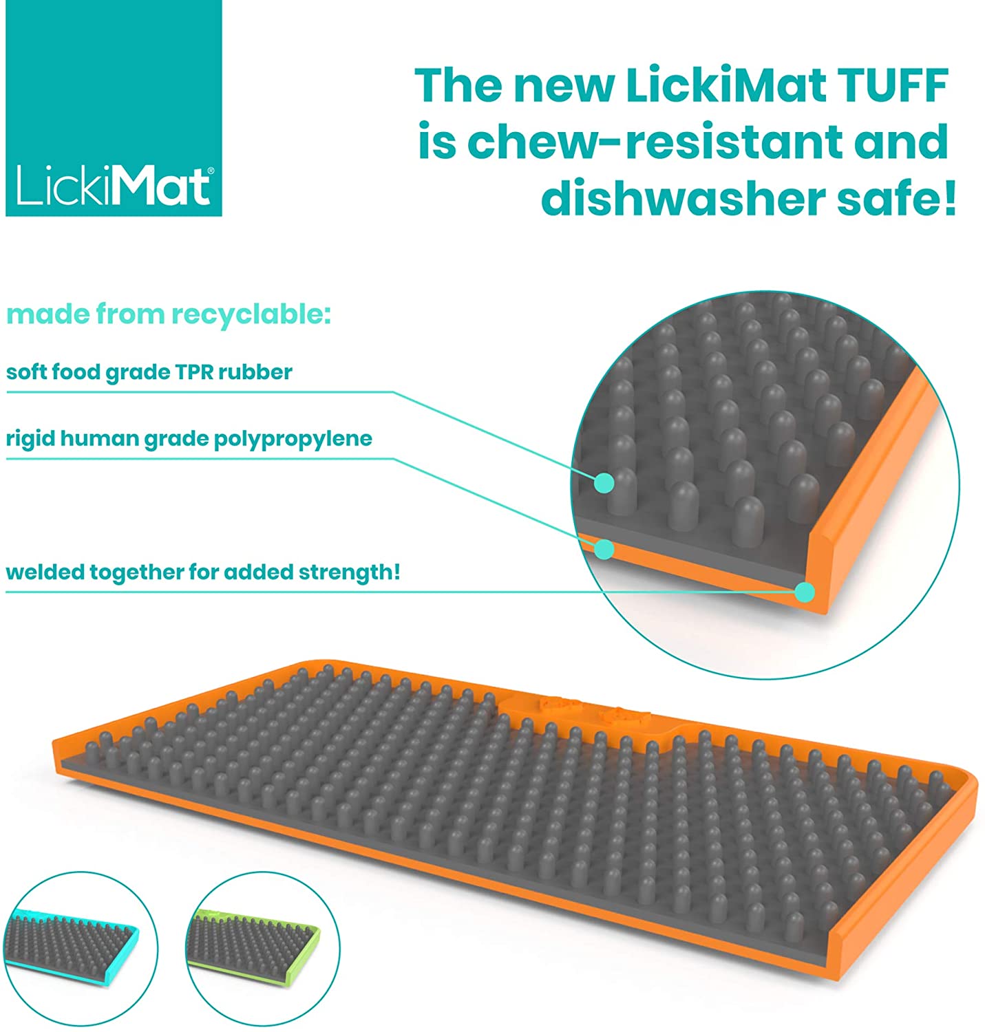 LickiMat Tuff Soother - 3 Red Rovers