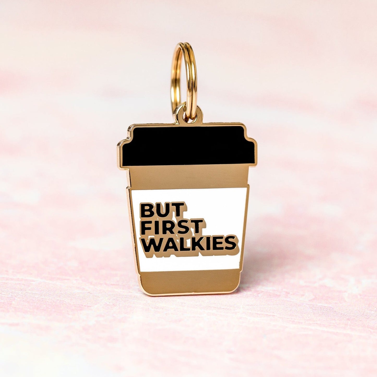 But First Walkies Pet ID Tag - 3 Red Rovers